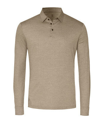 Polo en jersey beige DESOTO