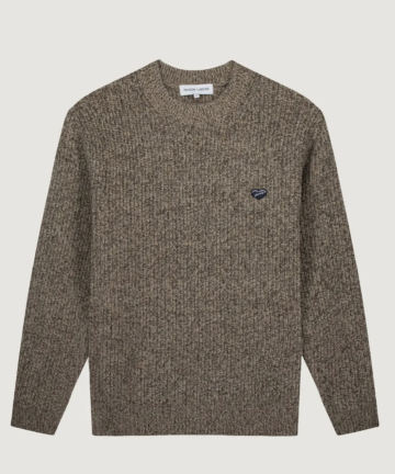 Pull coeur beige MAISON LABICHE