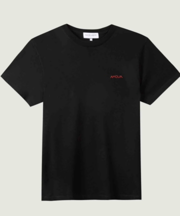 T-shirt amour noir MAISON LABICHE