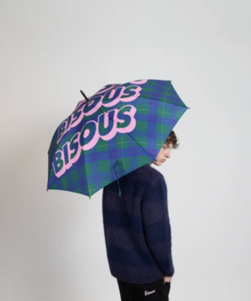 Parapluie sonics tartan BISOUS SKATEBOARDS