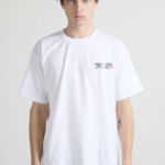 T-shirt Ice&Flame blanc BISOUS SKATEBOARDS