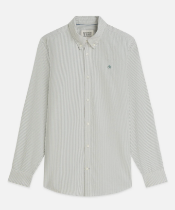 Chemise rayure verte Scotch&Soda